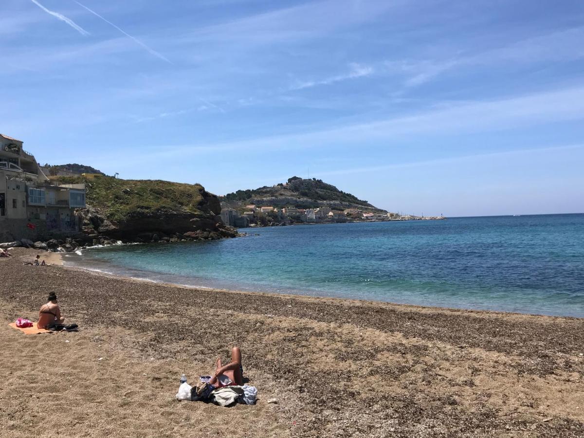 Le Cabanon Bleu Sur La Plage Μασσαλία Εξωτερικό φωτογραφία